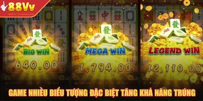 Đường Mạt Chược 2 – Trò Chơi Giải Trí Nổi Trội Trong Năm 2025 4 Game tạo nhiều biểu tượng đặc biệt giúp bạn tăng khả năng trúng
